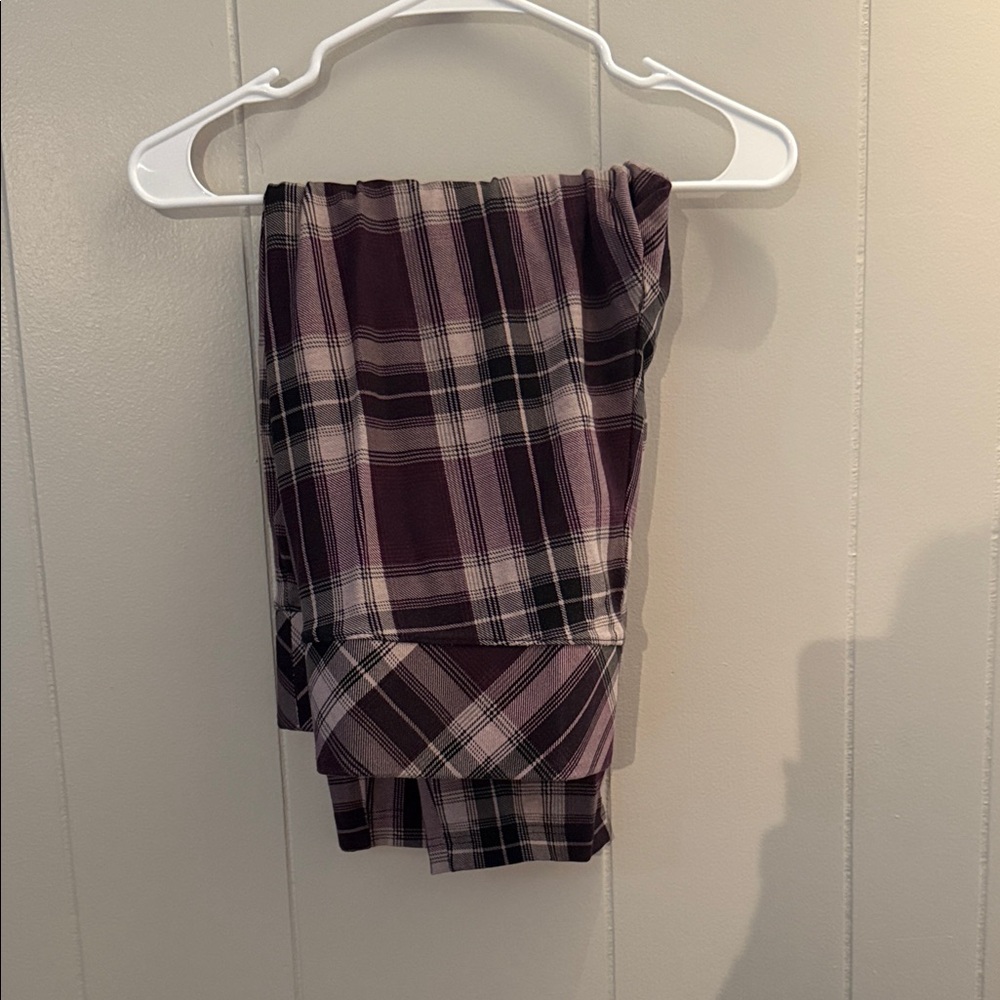 Torrid Purple Plaid Ankle Pants
